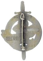 Franciaország DN "Commando Aguerrissement" műgyantás fém ejtőernyős jelvény (40x55mm) T:AU...