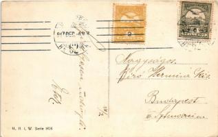 1912 Üdvözlet Krampuszától! / Krampus greeting. H.H. i. W. Serie 1626. (EK)