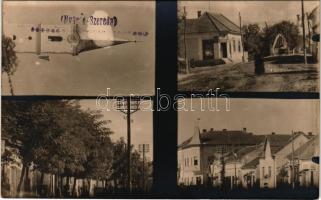 1940 Nyárádszereda, Miercurea Nirajului; bevonulás, utcaképek, Péterffy üzlete / entry of the Hungarian troops, streets, shops. photo (fl)