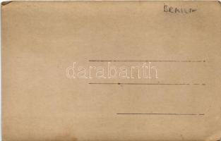 Braila, első világháborús német rohamcsónakok a kikötőben katonákkal / WWI German asault boats at th...