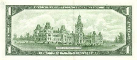 Kanada 1967. 1$ "Centennial" emlékkiadás T:I