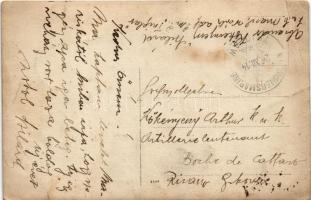 SMS TRIGLAV Osztrák-magyar Haditengerészet Tátra osztályú romboló matrózai a fedélzeten. Kökényessy ...