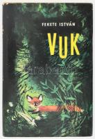 Fekete István: Vuk. Csergezán Pál rajzaival. Bp., 1967, Móra. Második kiadás. Kiadói egészvászon-kötés, jó állapotban, minimálisan sérült kiadói papír védőborítóban.