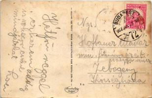 1927 Budapest VIII. Corvin nagyáruház, villamosok, . Kovács Béla kiadása (fl)