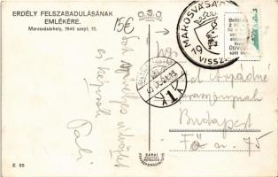 1940 Marosvásárhely, Targu Mures; bevonulás, harckocsi / entry of the Hungarian troops, tank + &quot...