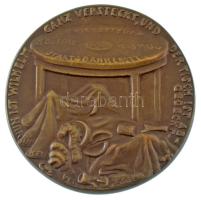 Németország / Weimari Köztársaság 1920. "Vilmos, ez nekem nem tetszik!" öntött bronz gúnyé...