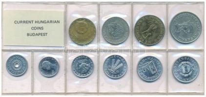 1985. 2f-20Ft (10xklf) érmés forgalmi sor fóliatokban T:UNC Adamo FO18