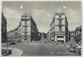 1957 Róma, Fenyő Miksa (1877-1972) író, a Nyugat alapító főszerkesztője, mecénás autográf képeslapja...