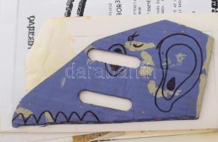 cca 1990-2005 Bada Dada (Bada Tibor, 1963-2006) képzőművész, zenész kéziratai, rajzai, plakáttervei,...