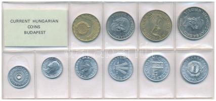 1983. 2f-20Ft (10xklf) érmés forgalmi sor fóliatokban T:UNC Adamo FO16