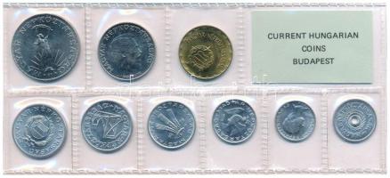 1978. 2f-10Ft (9xklf) érmés forgalmi sor fóliatokban T:UNC Adamo FO11