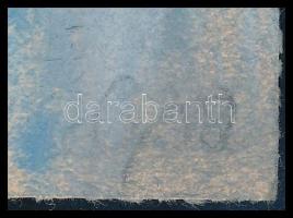 Gyarmathy Tihamér (1915-2005): Figura köntösben, 1948. Pasztell, papír, jelezve jobbra lent. Hátolda...