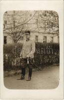 1914 Nagyszeben, Hermannstadt, Sibiu; osztrák-magyar katona / WWI Austro-Hungarian K.u.K. military, soldier. photo (EB)