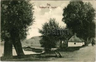 1926 Dés, Dej; Somesul la "Hagau". Foto Dr. Czettele / Szamos part / riverside (Rb)