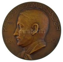 Berán Lajos (1882-1943) 1909. "Kőrösi Csoma Sándor 1784-1842" kétoldalas bronz emlékérem, az Éremkedvelők Egyesületének tagsági érme, peremén "ÉKE 1909", sorszámozott "119"-os sorszámmal (60mm) T:AU / Hungary 1909. "Kőrösi Csoma Sándor 1784-1842" double-sided bronze commemorative medallion, membership medal of the Association Of Medal Enthusiasts. With "ÉKE 1909" and serial number "119" on edge. Sign.: Lajos Berán (60mm) C:AU  HP.: 1117., Adamo ÉKE7