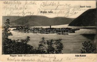 1906 Ada Kaleh, Török sziget Orsova alatt, Magyar-román-szerb határ / Turkish island, Hungarian-Romanian-Serbian border (EB)