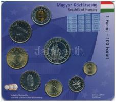 1997-2003. 1ft-100Ft (7xklf) + 2004. "2003. 1E / Magyarország EU 2004" emlékéremmel, díszt...