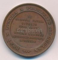 1865. "Kis-Apponyi Bartakovics Adalbert egri érsek papságának 50. évfordulója" bronz emlék...