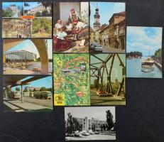 Nagyrészt rendezett modern magyar városképes gyűjtemény, kb. 5.000 db lap településenként válogatva ...
