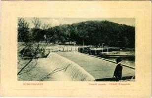 1914 Boksánbánya, Németbogsán, Deutsch-Bogsan, Bocsa Montana; Bründl vízesés / waterfall. W.L. Bp. 117. 1911-14.