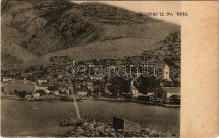 1911 Szentgyörgy, Sveti Juraj, Jurjevo; látkép / general view. Naklada I. Lukanovica (EK)