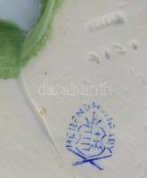 Herendi vizi liliom kézzel festett, jelzett, apró lepattanással 10x9 cm