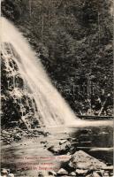 Máramarossziget, Sighetu Marmatiei; Szaploncai vízesés. magyar Turista Egyesület Máramaros Osztálya. Benkő Miklós kiadása / waterfall at Sapanta (fa)