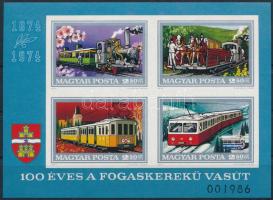 1974 Fogaskerekű vágott blokk (6.500)