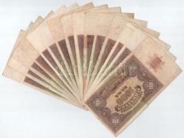 Horvátország / Független Horvát Állam 1941. 1000K (15x) mind különböző betűjellel T:F,folt, szamárfü...