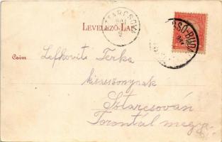 1901 Kolozsvár, Cluj; Petőfi téri nagy kaszárnya, laktanya / K.u.K. military barracks (szakadás / te...