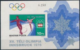 1975 Téli olimpia (V.) - Innsbruck vágott blokk (3.500)