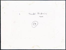 Tamási Claudia (1976-): Cím nélkül. Fotó, digitális nyomat, karton, jelzett a hátoldalán. 18×23,5 cm