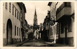 Kolozsvár, Cluj; Szentegyház utca, automobilok / street view, automobiles (EB)