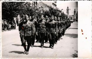 1940 Kolozsvár, Cluj; bevonulás / entry of the Hungarian troops. photo (fl)