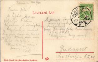 1910 Komárom, Komárnó; Montázs üdvözlet. Girch József kiadása / Montage greeting