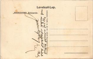 Kolozsvár, Cluj; Marianum leány iskola játszótere / playfield of girl school (EK)