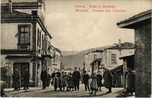 Bitola, Bitolj, Monastir; Avenue des Casernes / street