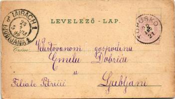 1899 (Vorläufer) Topuszka, Topusko; Ruine Opatovina, Blatna Kupelj, Molinary vrelo, Bistra Kupelj, B...