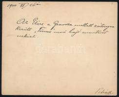 1900 Az "Előre" a Gravoza (Gravosa, Gruž) mellett zátonyra került "Fiume" hajó m...