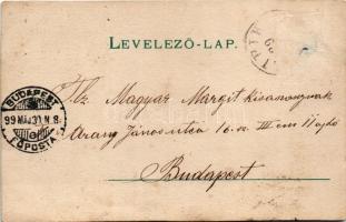 1899 (Vorläufer) Lipik, Hotel Lifkay's Restauration / Lifkay szálloda és étterem / Hotel and re...