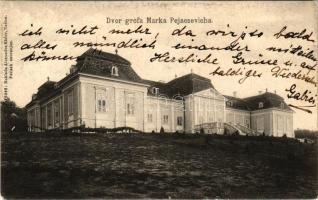 1911 Nekcse, Nasice; Gróf Pejacsevich kastély. Kiadja Alexandra Eisler / Dvor grofa Marka Pejacsevicha / castle (EK)