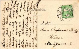 1911 Nekcse, Nasice; Gróf Pejacsevich kastély. Kiadja Alexandra Eisler / Dvor grofa Marka Pejacsevic...