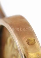 Arany (Au) karék, Mária ábrázolással, 14k, jelzett, 5,2g