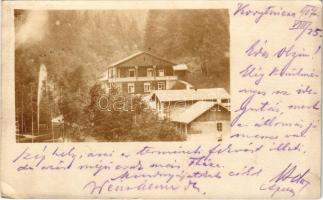 1917 Koritnyica, Korytnica; nyaraló, szökőkút / villa, fountain, spa. photo (EB)