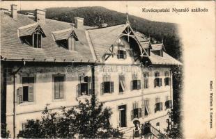 Kovácspatak, Kovacov; Nyaraló szálloda. Wallfisch S. kiadása / villa hotel