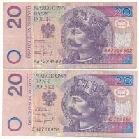 Lengyelország 1994. 20Zl (2x) T:F Poland 1994. 20 Zlotych (2x) C:F Krause P#174