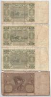 Lengyelország 1940-1948. 10Zl + 20Zl (2x) + 50Zl (3x) + 100Zl (2x) T:VG, de a 10Zl G
Poland 1940-19...