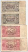 Lengyelország 1940-1948. 10Zl + 20Zl (2x) + 50Zl (3x) + 100Zl (2x) T:VG, de a 10Zl G
Poland 1940-19...