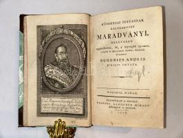 Gyöngyös István: Gyöngyösi Istvánnak költeményes maradványi 1-2.
Posonyban és Pesten 1796 Füskúti L...