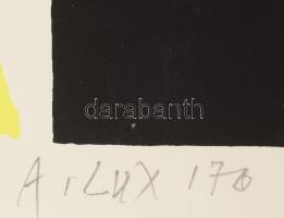 Lux Antal (1935-): Apácák, 1970. Szitanyomat, papír. Jelzett és datált (A Lux 70). 51x40 cm. Magyaro...
